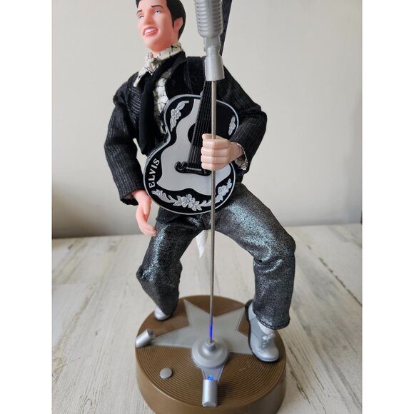 Santa's best Elvis‎ Presley vintage as is talking singing statue figurine - Picture 8 of 8